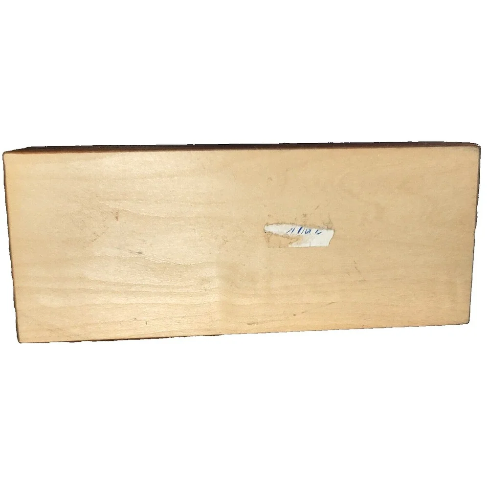 Hand Made Wooden Chip Art 2 Pen Box 6 5/8